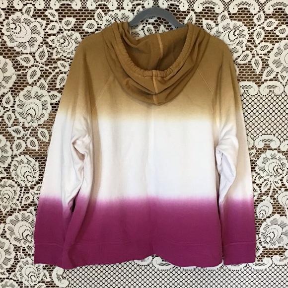 Hooded Sweatshirt Block Tie Dye - Picture 2 of 7